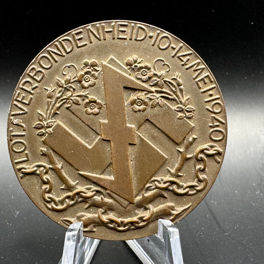 WW2 original artifact – NSB Badge Lotsverbondenheid 10-14 mei 1940 – AxisArtifacts