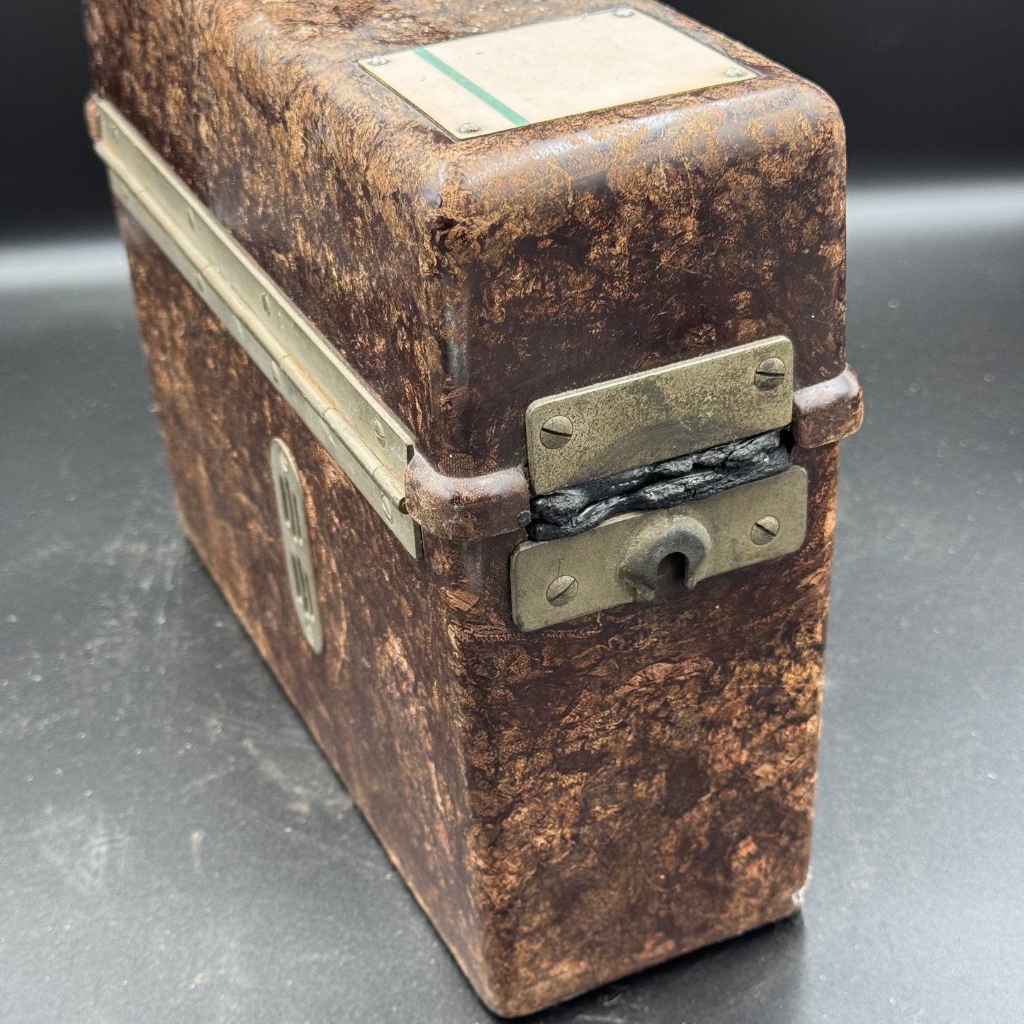 WW2 original artifact – Telephone box bakelite 1943 – interior detail