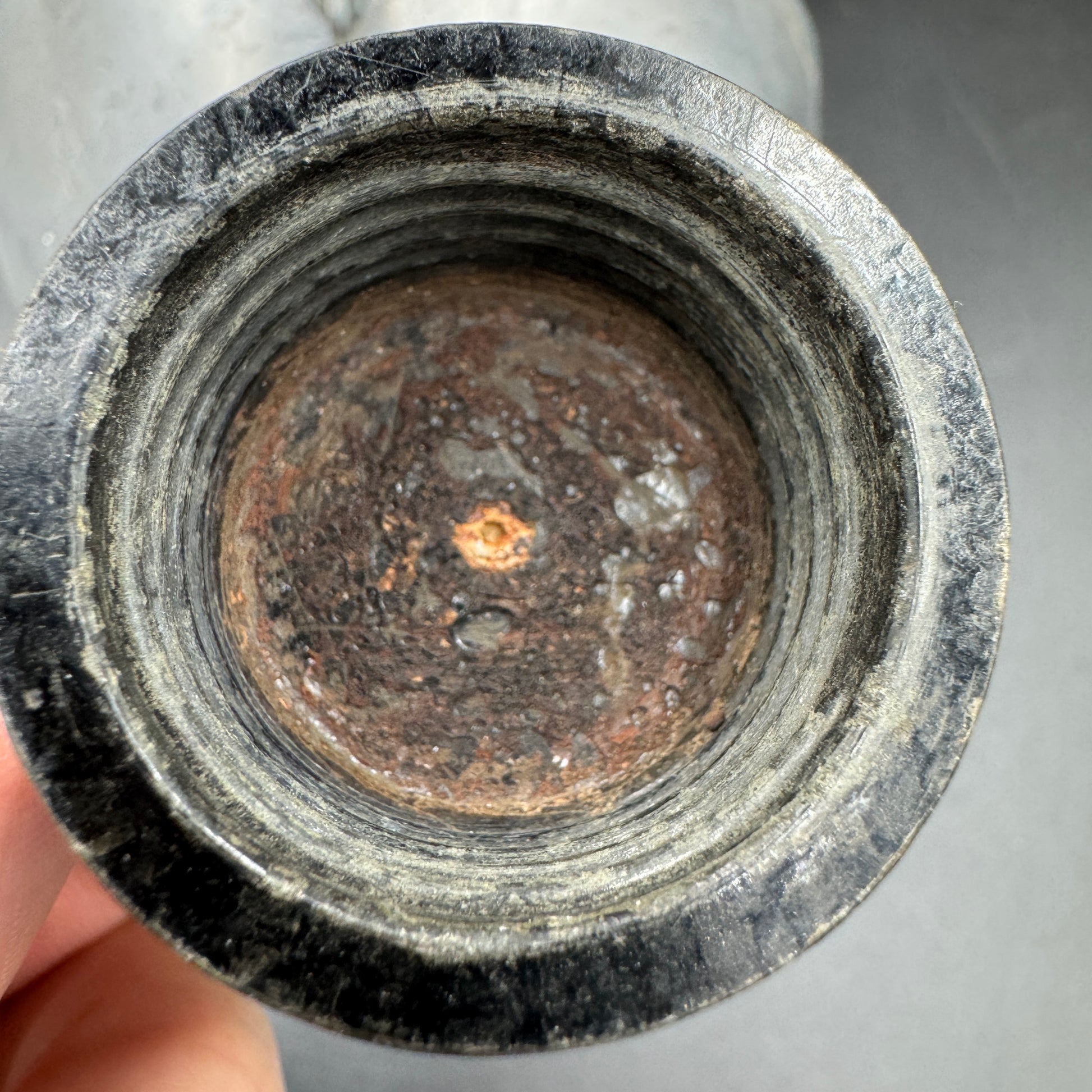 WW2 original artifact – WW2 US canteen 1945 – interior page