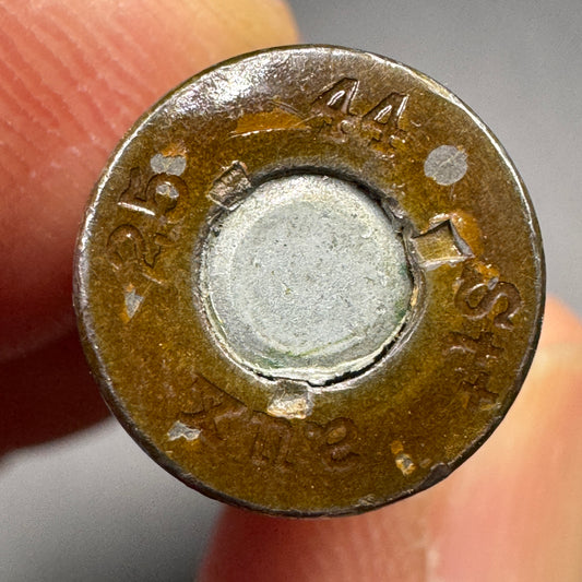 WW2 original artifact – 7,92 x 57 Mauser Zerlegter Leuchtspur 1944 – interior detail