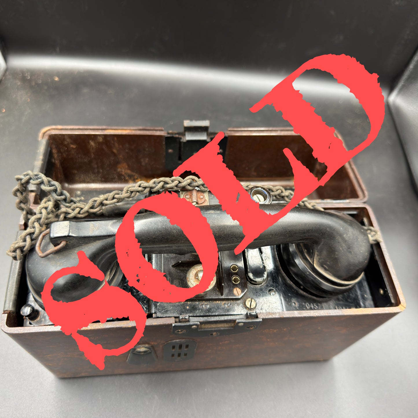 WW2 original artifact – Working German Field Telephone (FF33) 1943 – AxisArtifacts