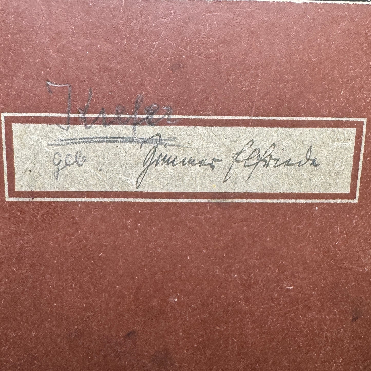 WW2 original artifact – Arbeitsbuch + Ausweiskarte Kindergärtnerin NSDAP – interior page