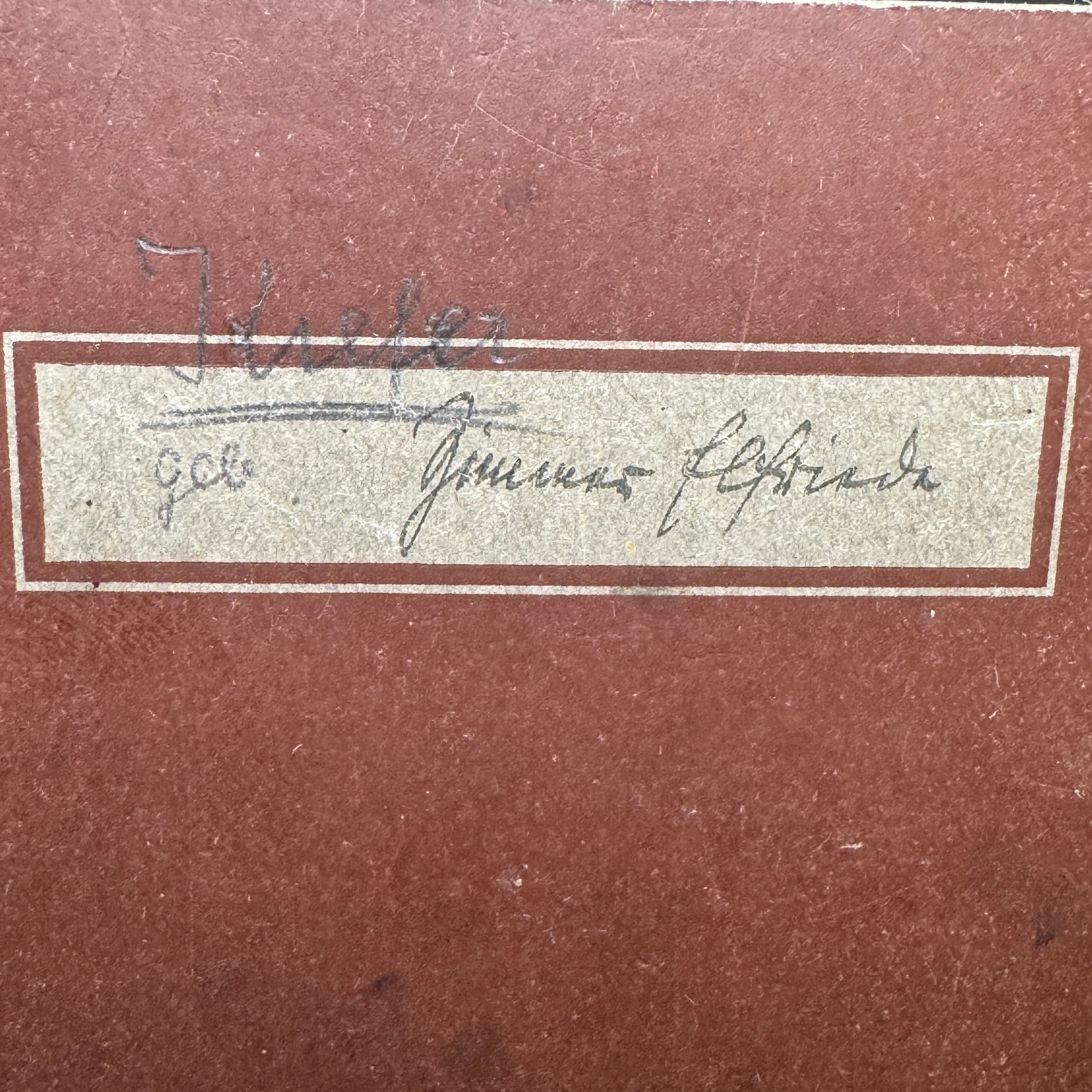 WW2 original artifact – Arbeitsbuch + Ausweiskarte Kindergärtnerin NSDAP – interior page