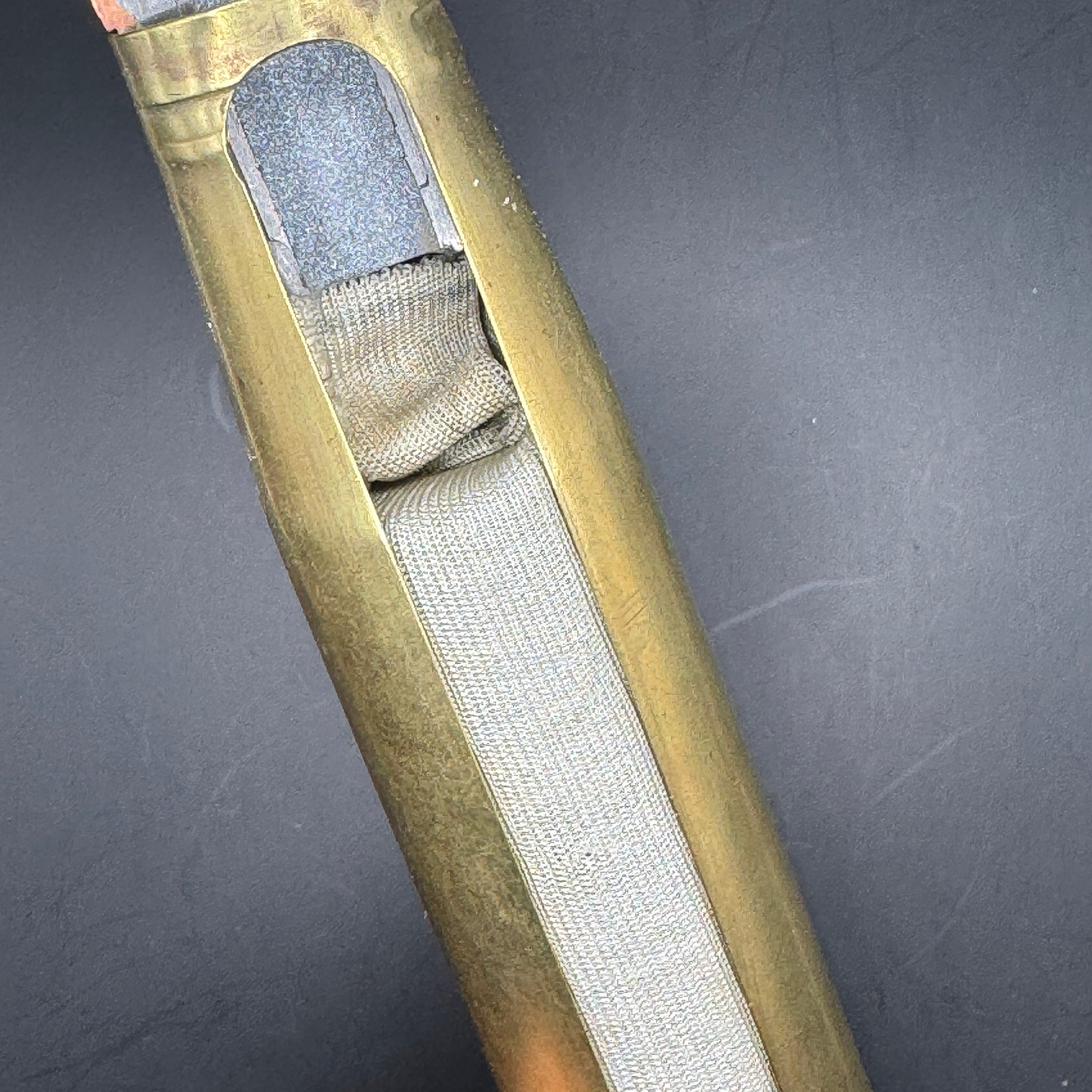 WW2 original artifact – 20mm FLAK High-Explosive Round with Dissected Tracer – interior page
