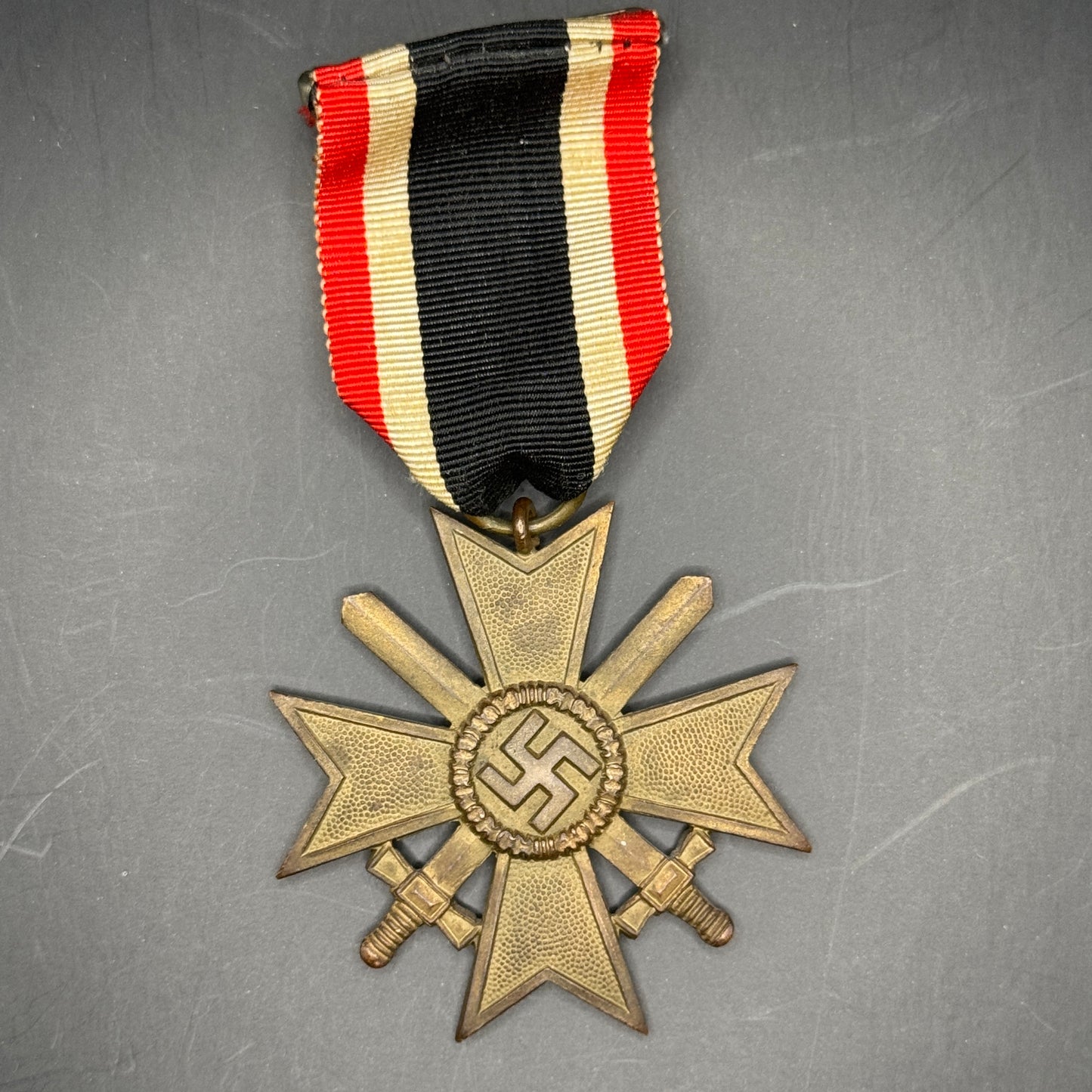 WW2 original artifact – Kriegsverdienst Kreuz mit Schwerten – interior page