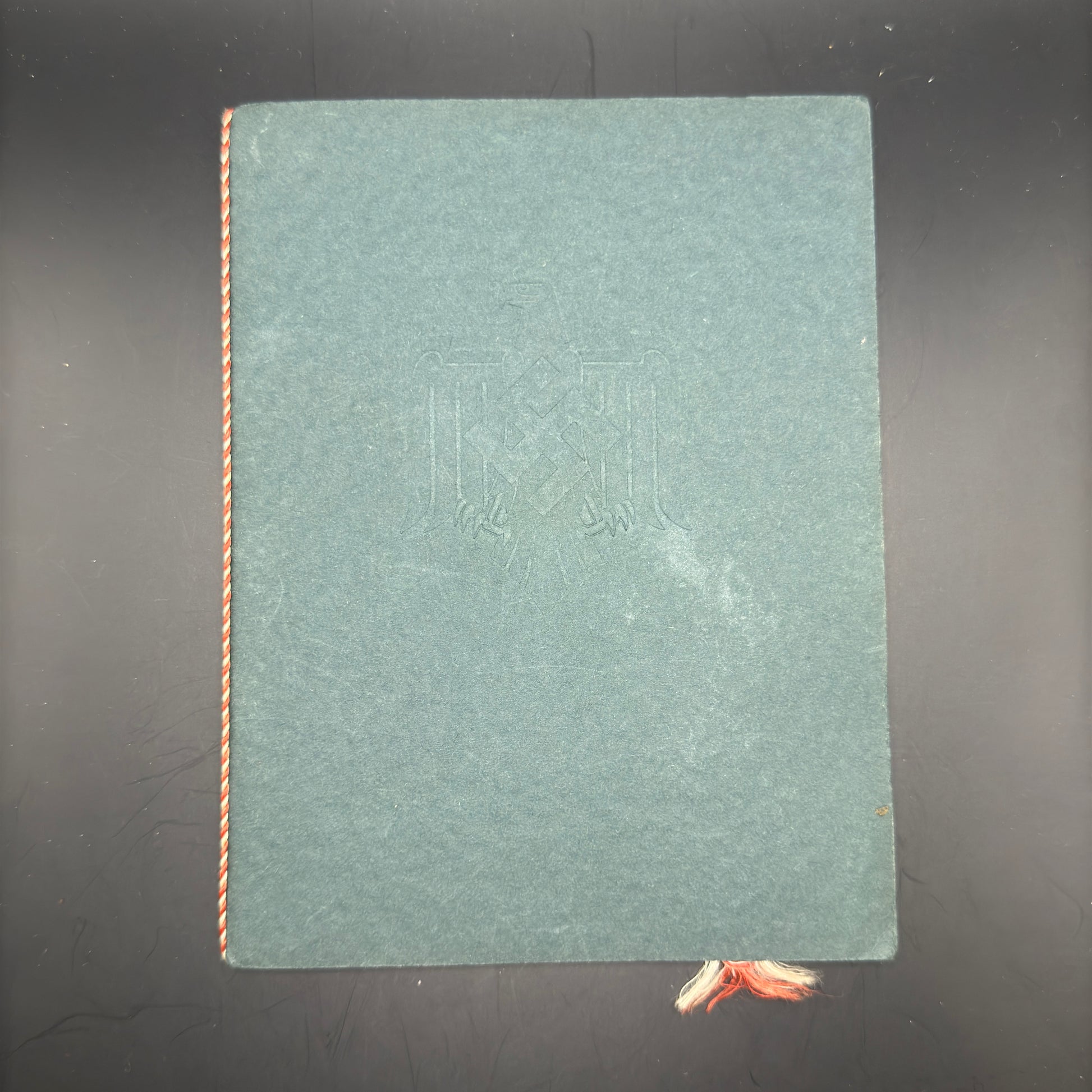 WW2 original artifact – German NSRL Sports Certificate – interior detail