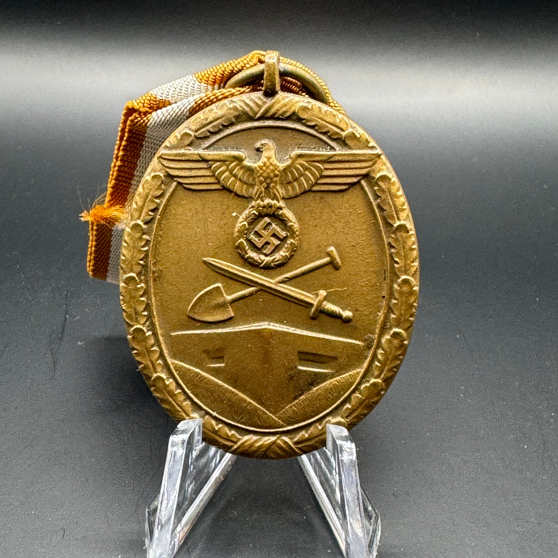 WW2 original artifact – Westwall medal with packet – AxisArtifacts