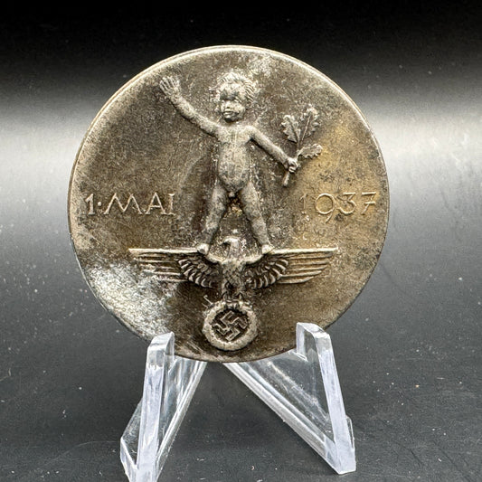 WW2 original artifact – Tag der Arbeit 1937 Friedrich Hosbach – AxisArtifacts