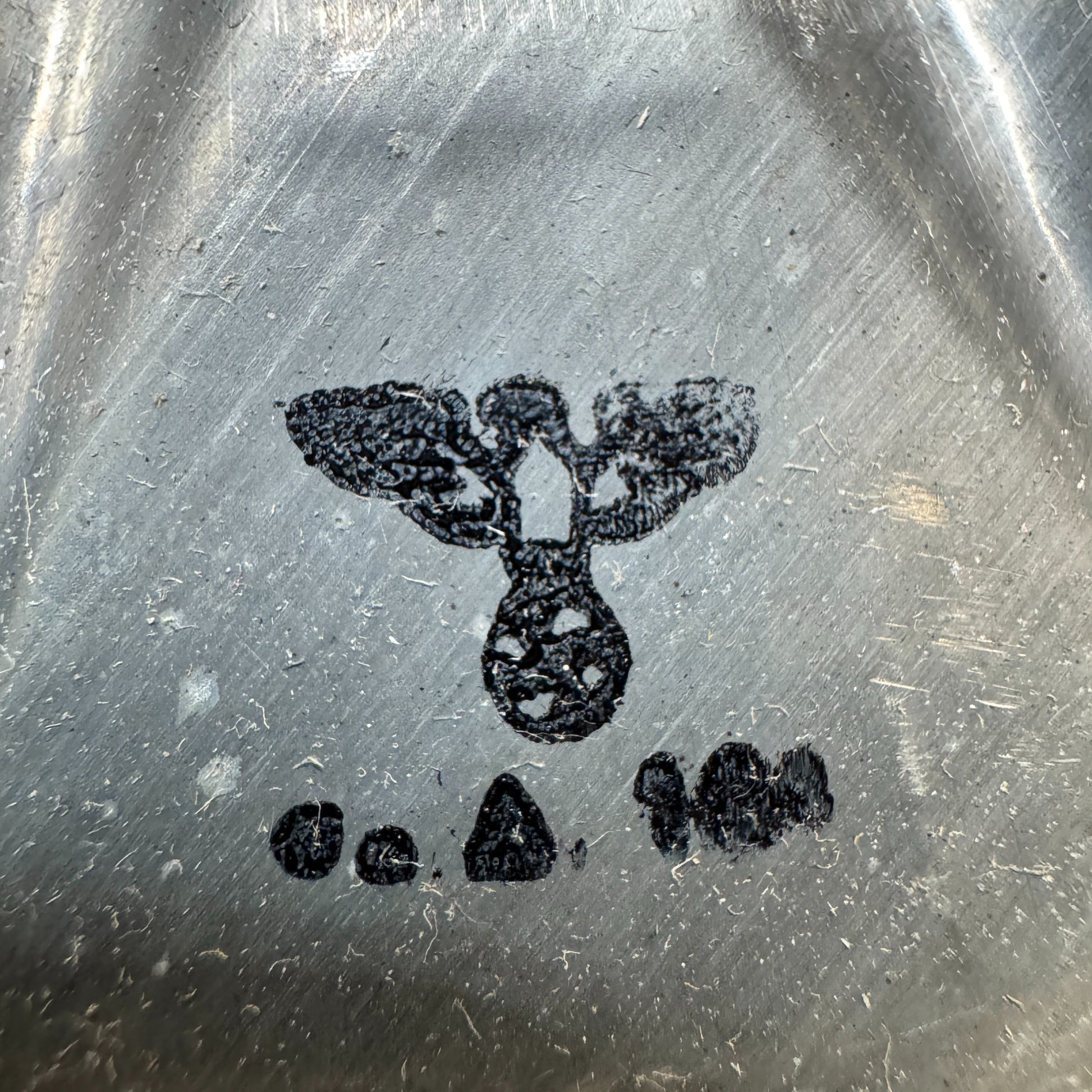 WW2 original artifact – MINT German Civil Gasmask filter in original box – interior page