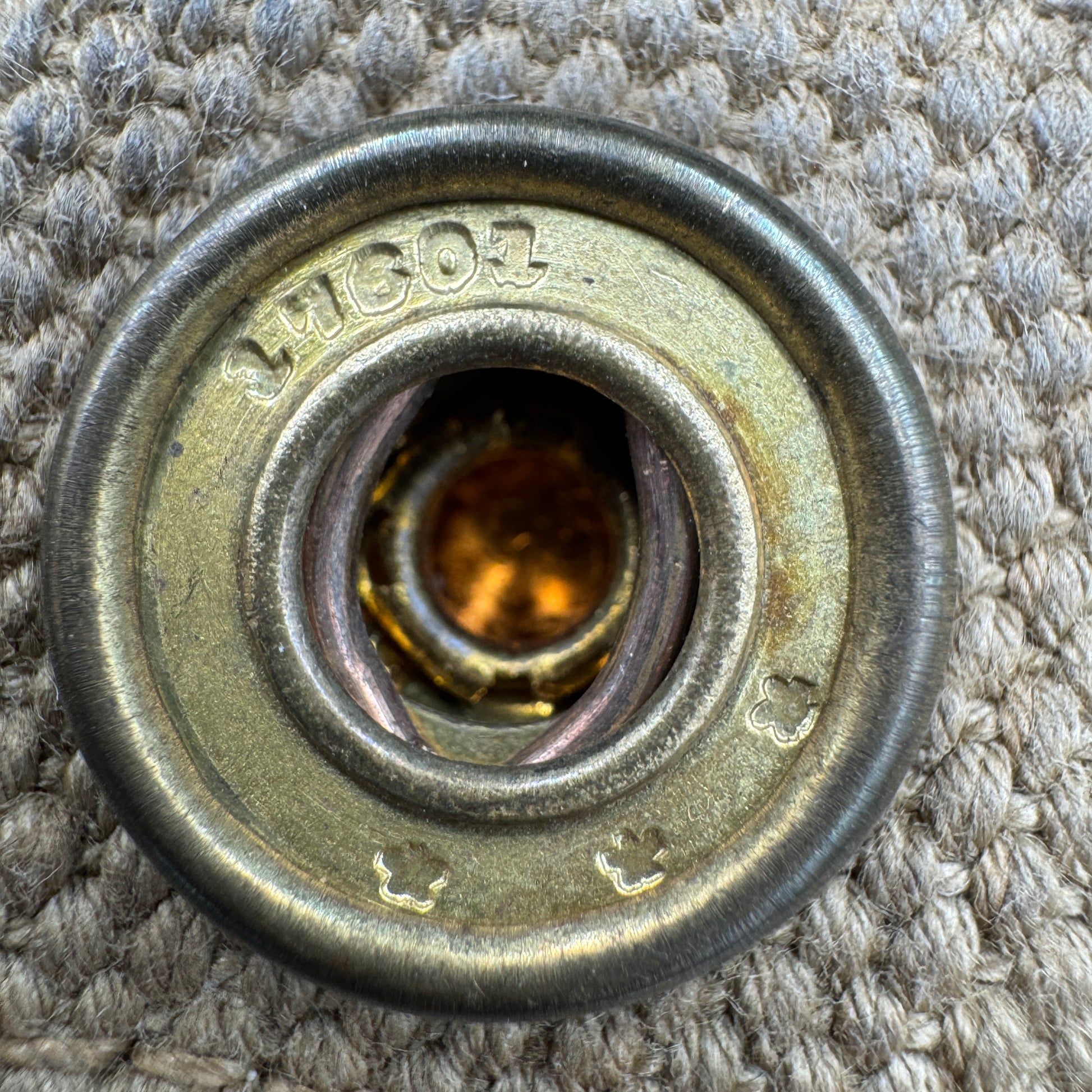 WW2 original artifact – British WWII Officer Map Case: WW2 Dated 1944 – interior page