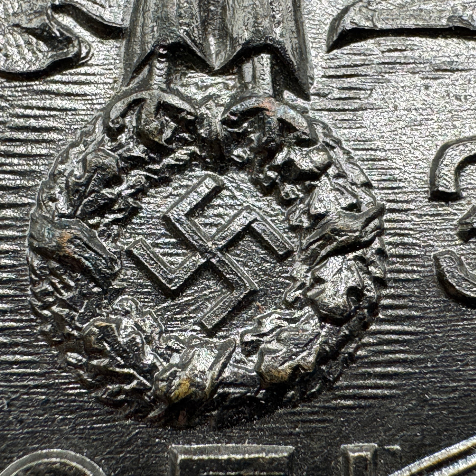 WW2 original artifact – NSKK Plakette "HUY-GELÄNDE-ORIENTIERUNGSFAHRT 1936" – interior page