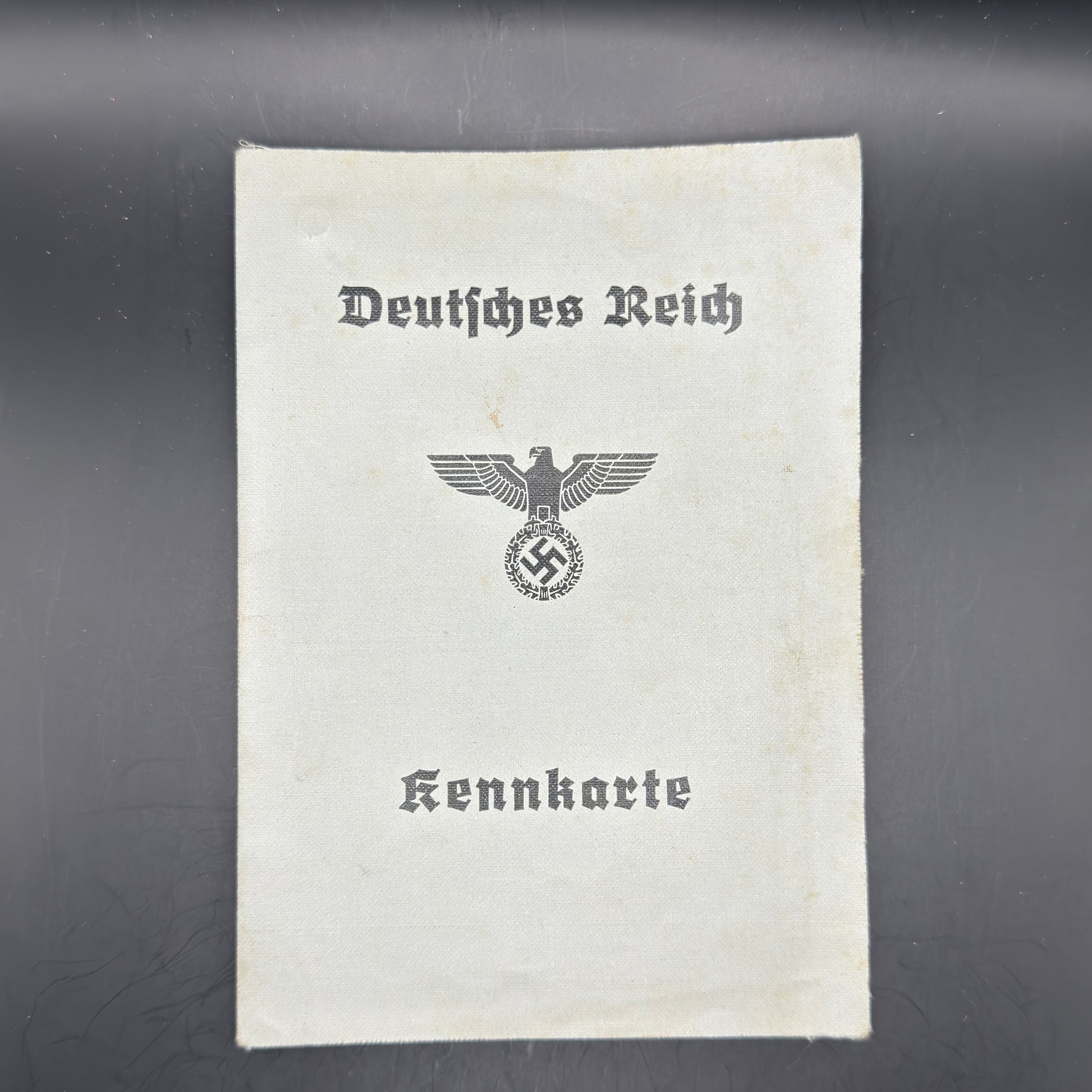 WW2 original artifact – RARE! Kennkarte and Sportpass from 1 person (fallen 1942) – interior page