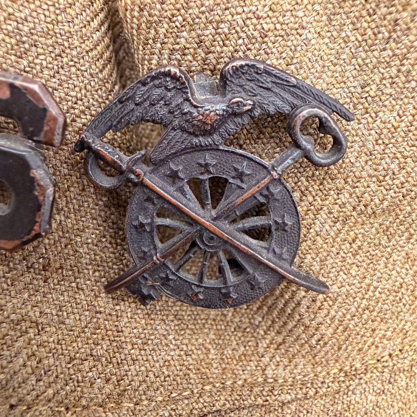 WW2 original artifact – WWI U.S. Army Ordnance Officer Tunic – 1st Lt., 4 Campaign Stars, Overseas – interior title page