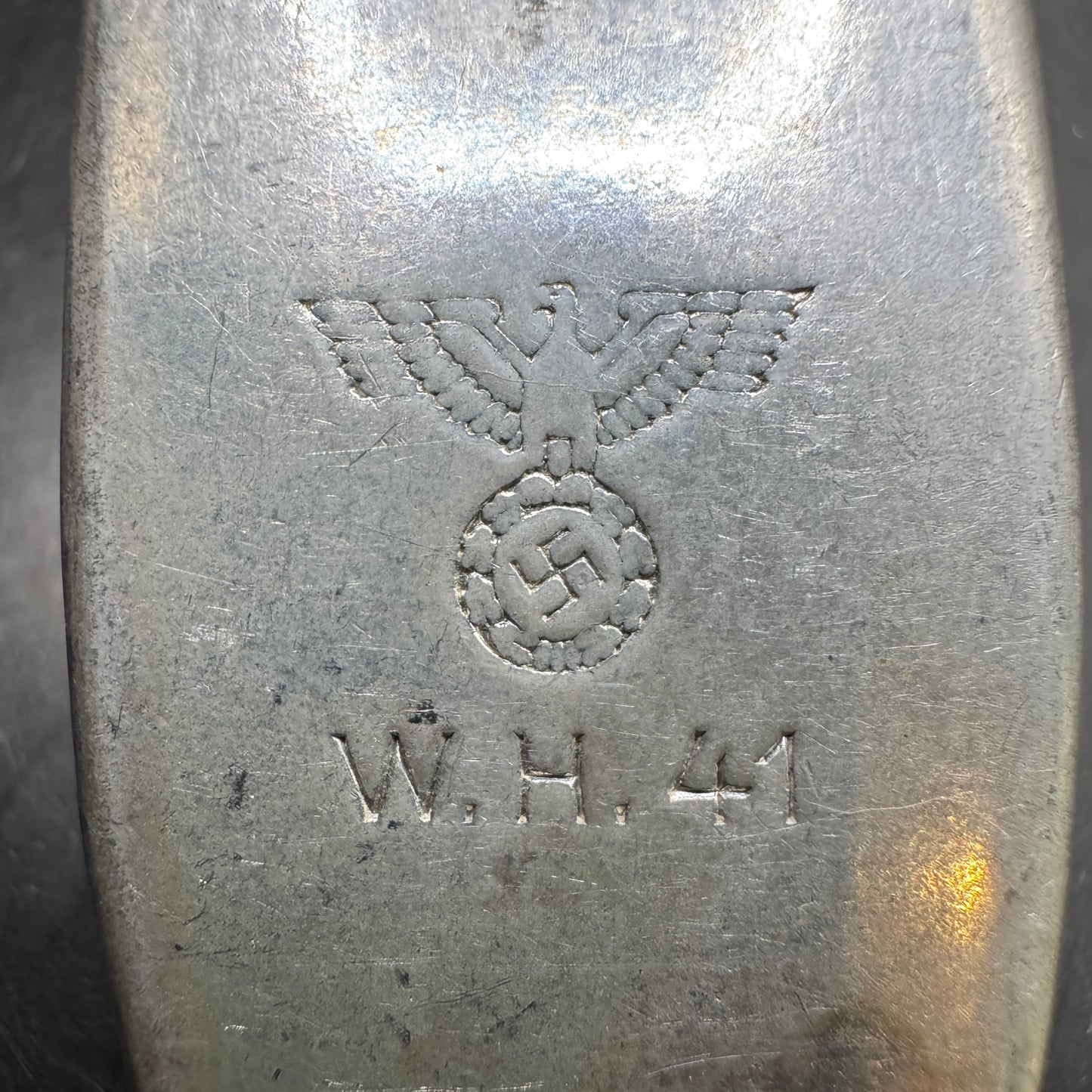 WW2 original artifact – Six Wehrmacht Forks WH 1941 – interior page