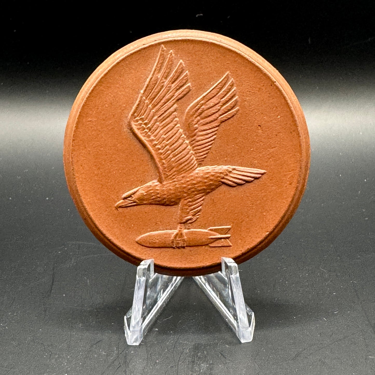 WW2 original artifact – Feldzug im Südosten 1941 table medaille – interior title page