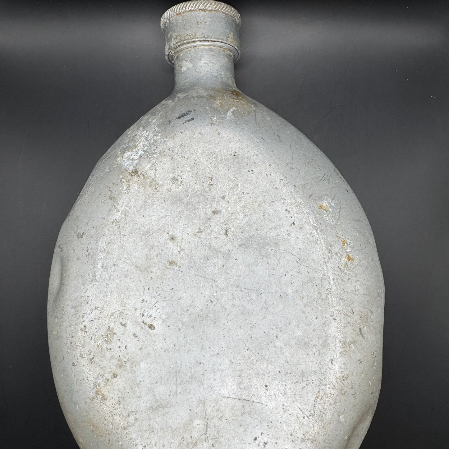 WW2 original artifact – German canteen 1939 with matching cap – AxisArtifacts