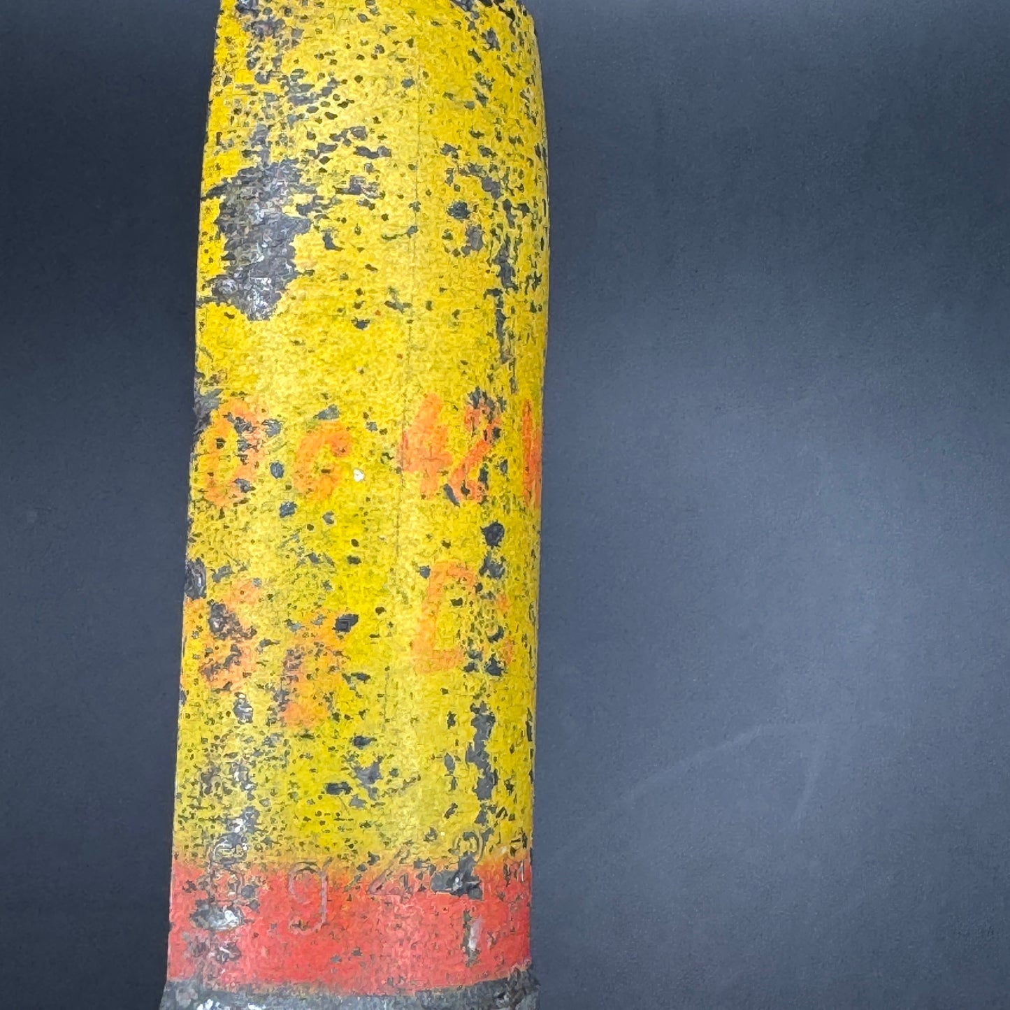 WW2 original artifact – 20mm FLAK High-Explosive Round with Dissected Tracer – interior page