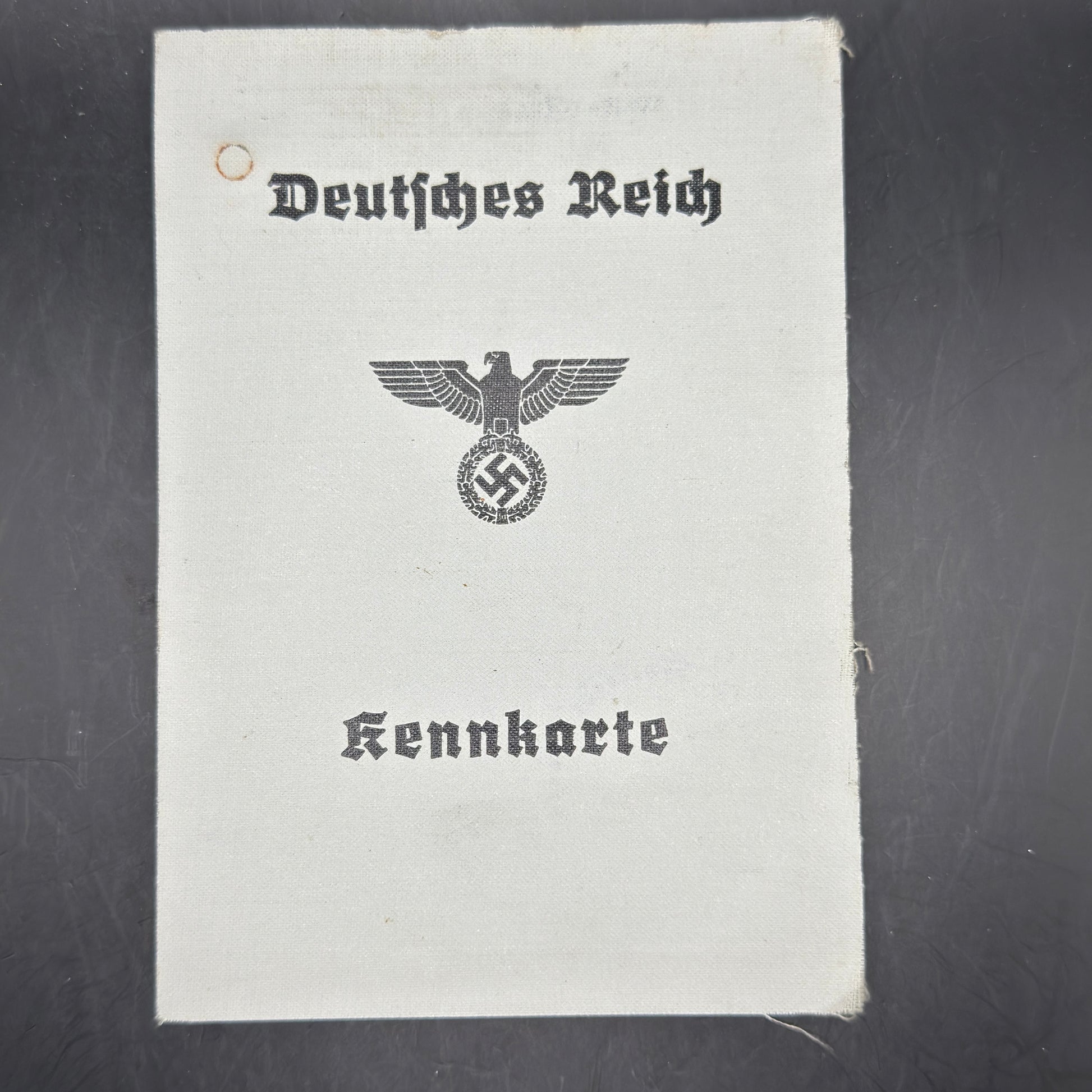 WW2 original artifact – Kennkarte Diplomat – AxisArtifacts