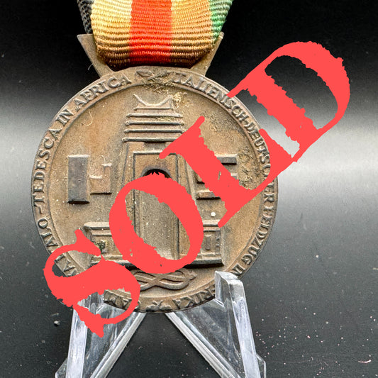 WW2 original artifact – Italian/German African Campaign Medal – AxisArtifacts