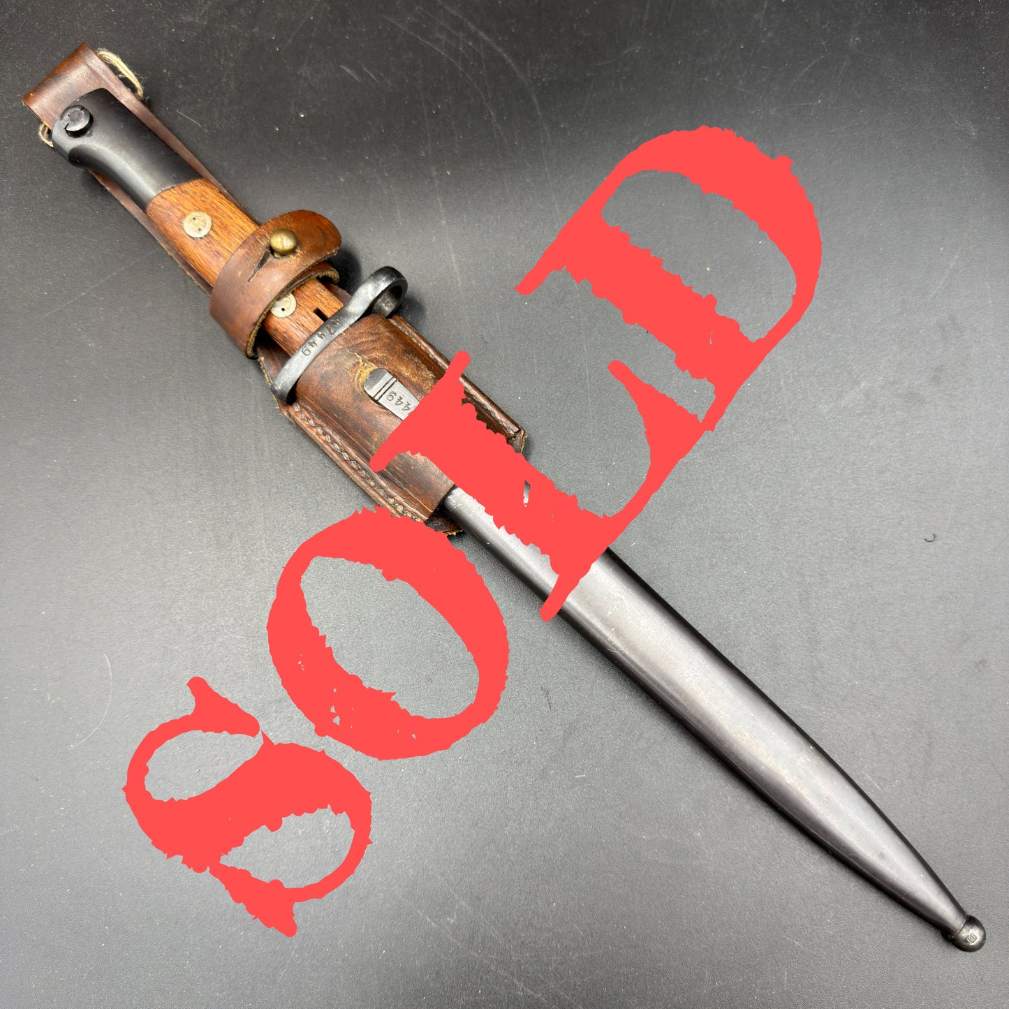 WW2 original artifact – Yugo Mauser K98 Bayonet - Matching – AxisArtifacts