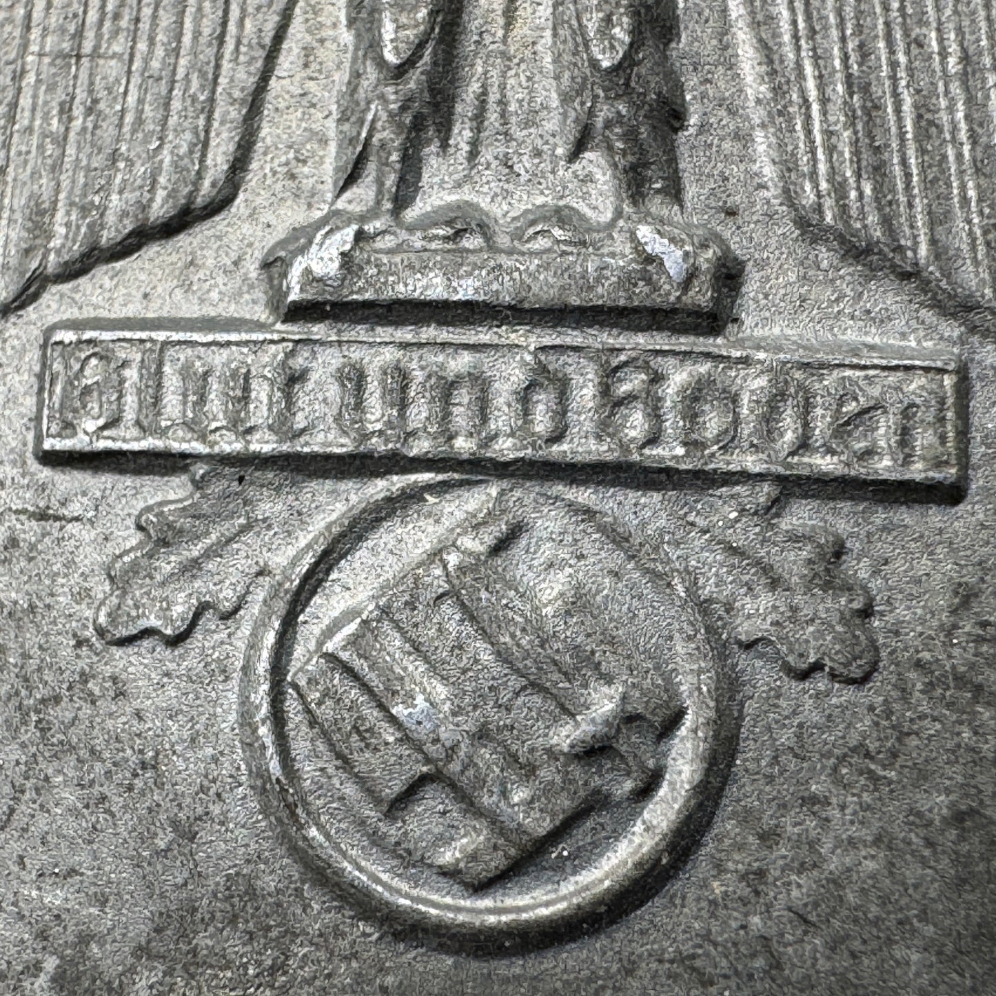 WW2 original artifact – Reichsnährstand Ehrenzeichen für 40 Jahre Treue Dienste – interior page