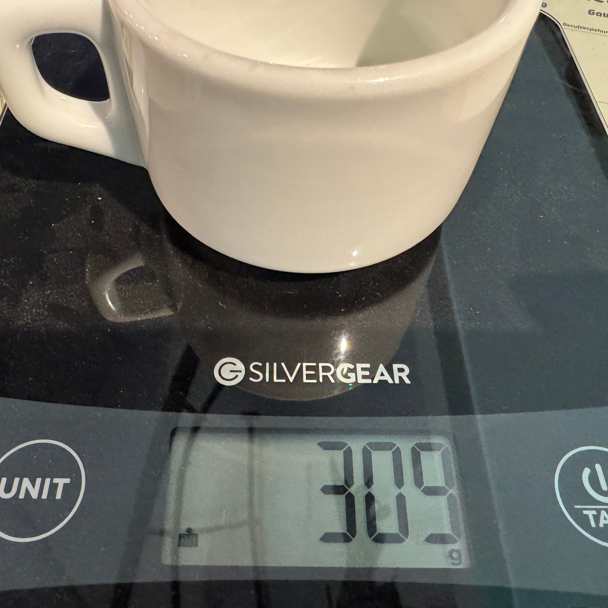 WW2 original artifact – Luftwaffe coffee cup 1938 Heinrich & Co. – interior page