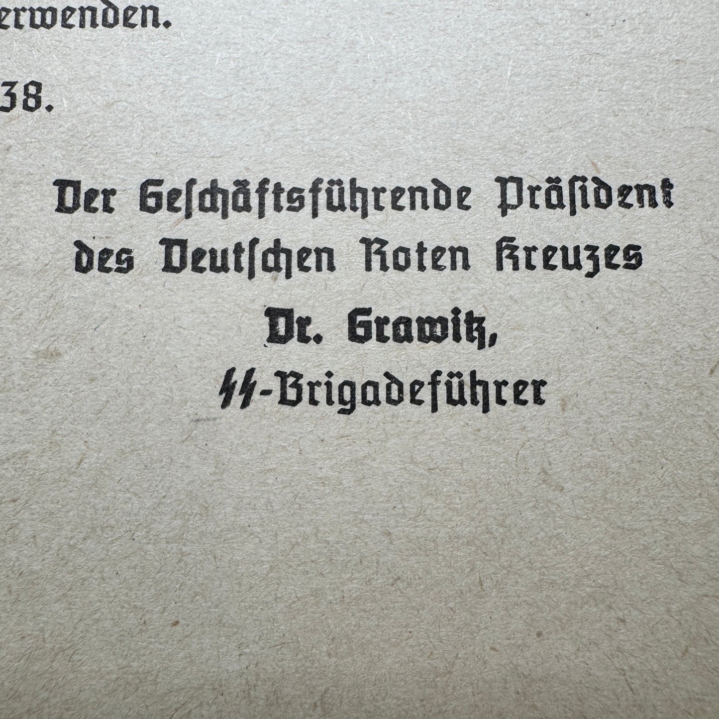 WW2 original artifact – Amtliches Unterricht über Erste Hilfe 1939 – interior page