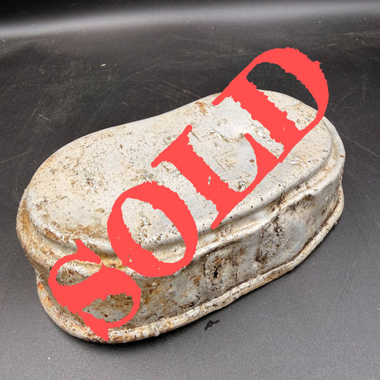 WW2 original artifact – German messkit lid with insription "Jäger" – AxisArtifacts