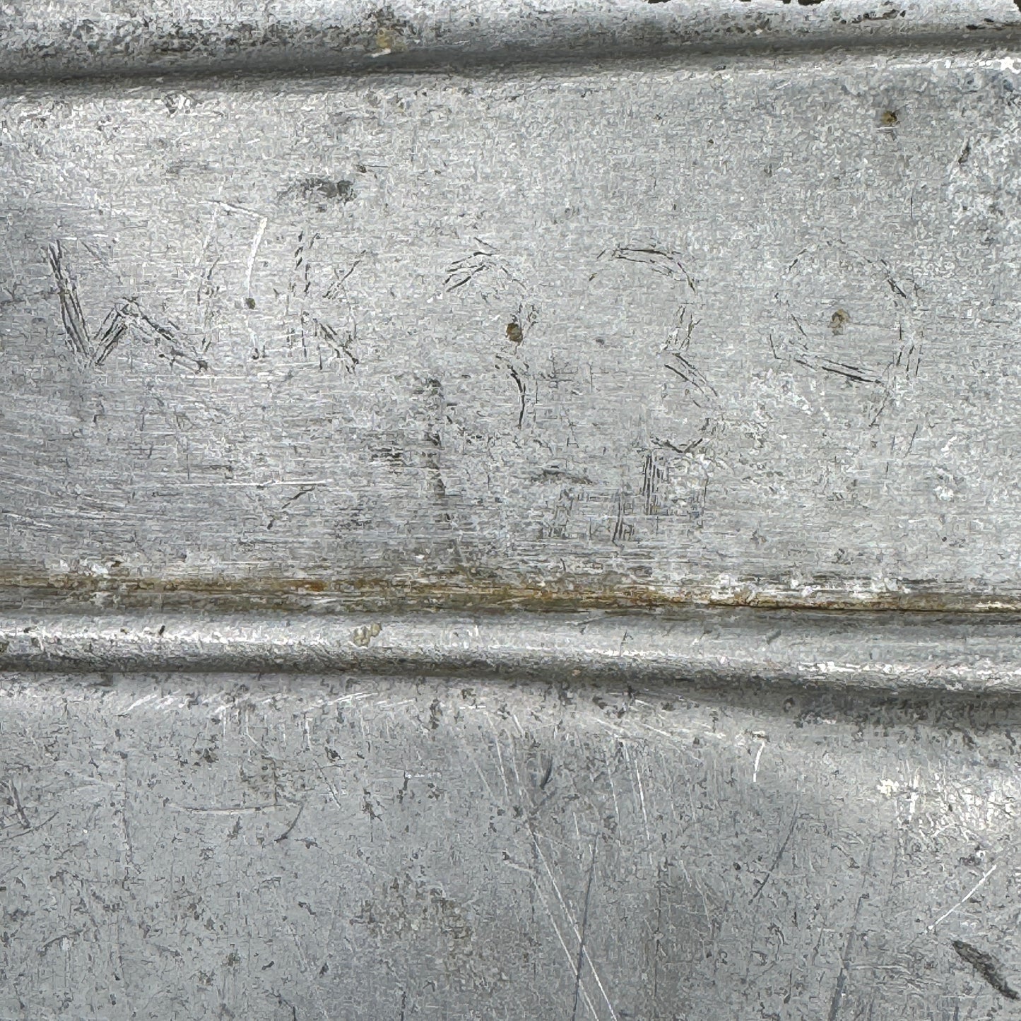 WW2 original artifact – German Wehrmacht Kochgeschirr M31 Aluminium M31 SRM 35 – interior page