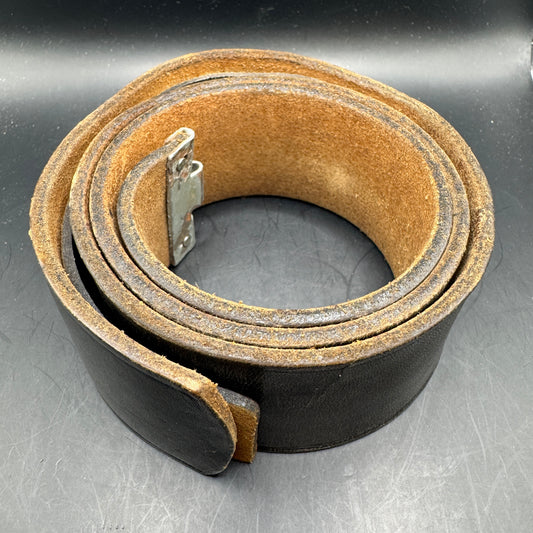 WW2 original artifact – WW2 German Black belt 95 cm – AxisArtifacts