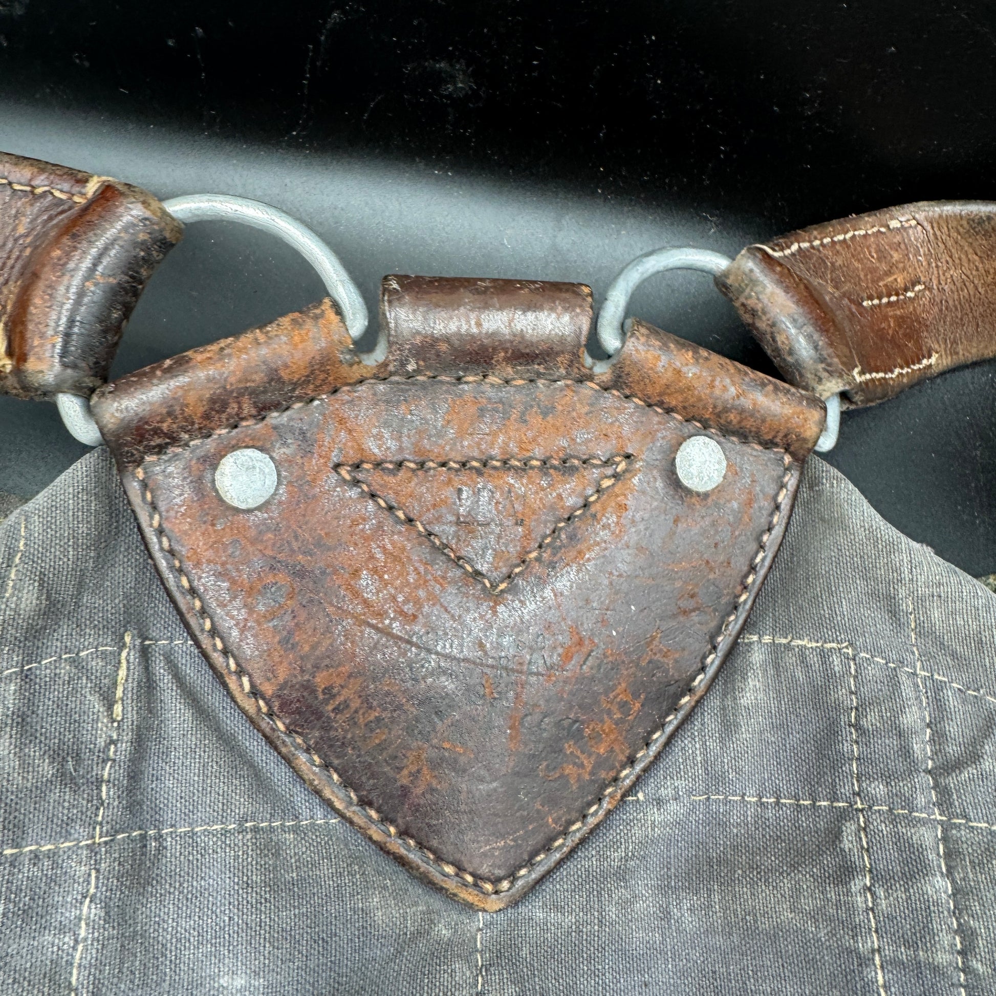 WW2 original artifact – Luftwaffe Rücksack – interior page