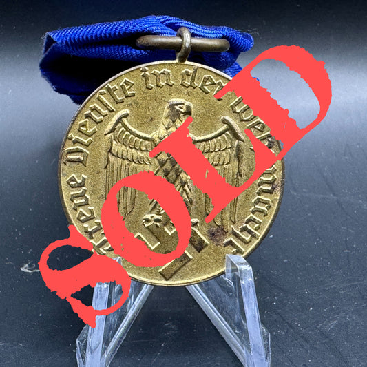 WW2 original artifact – Medaille Treue Dienst in der Wehrmacht 12 Jahre – AxisArtifacts