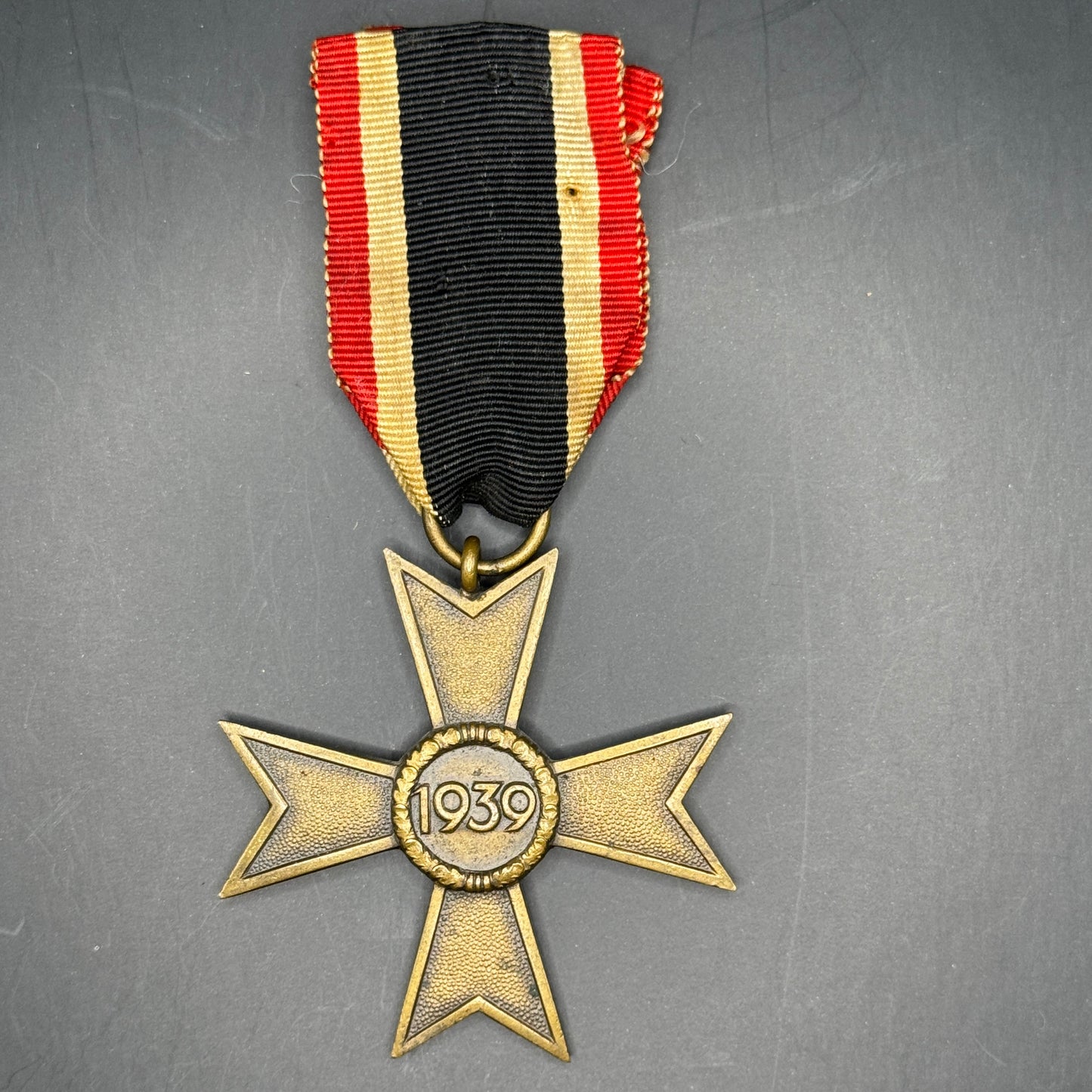 WW2 original artifact – Kriegsverdienstkreuz with ribbon – interior title page