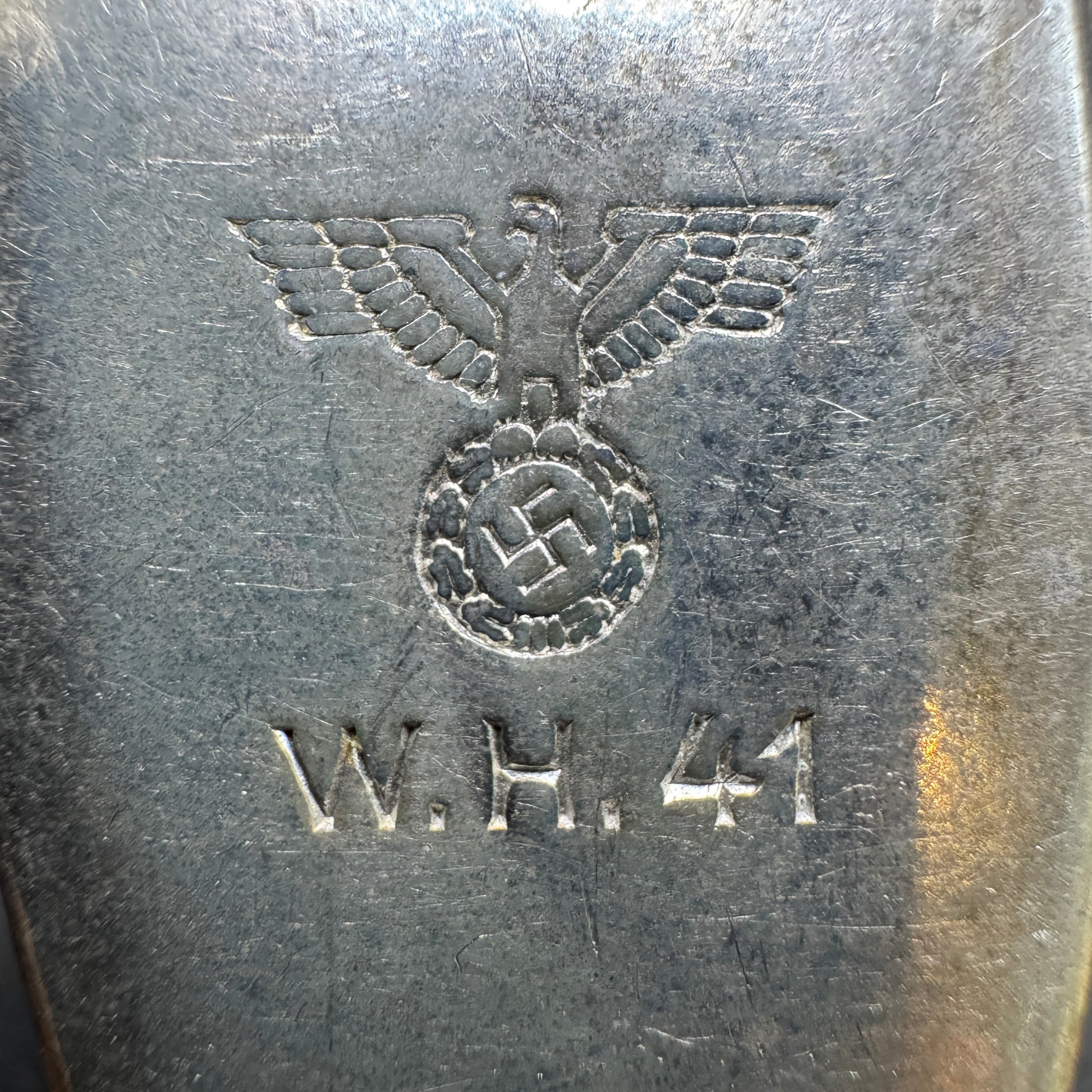 WW2 original artifact – Six Wehrmacht Forks WH 1941 – interior title page