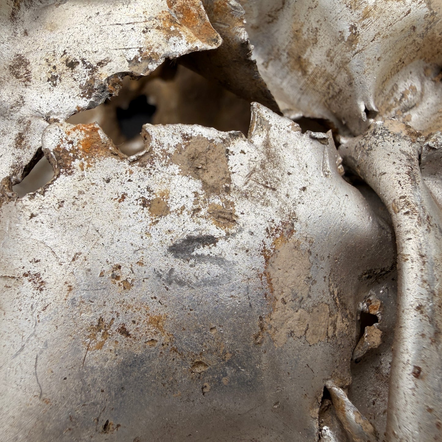 WW2 original artifact – German messkit with insciption "W.S." – interior detail