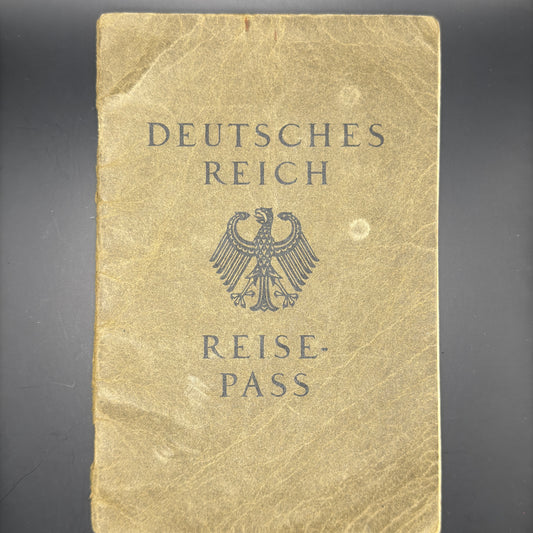 WW2 original artifact – Reisepass 1936 – AxisArtifacts