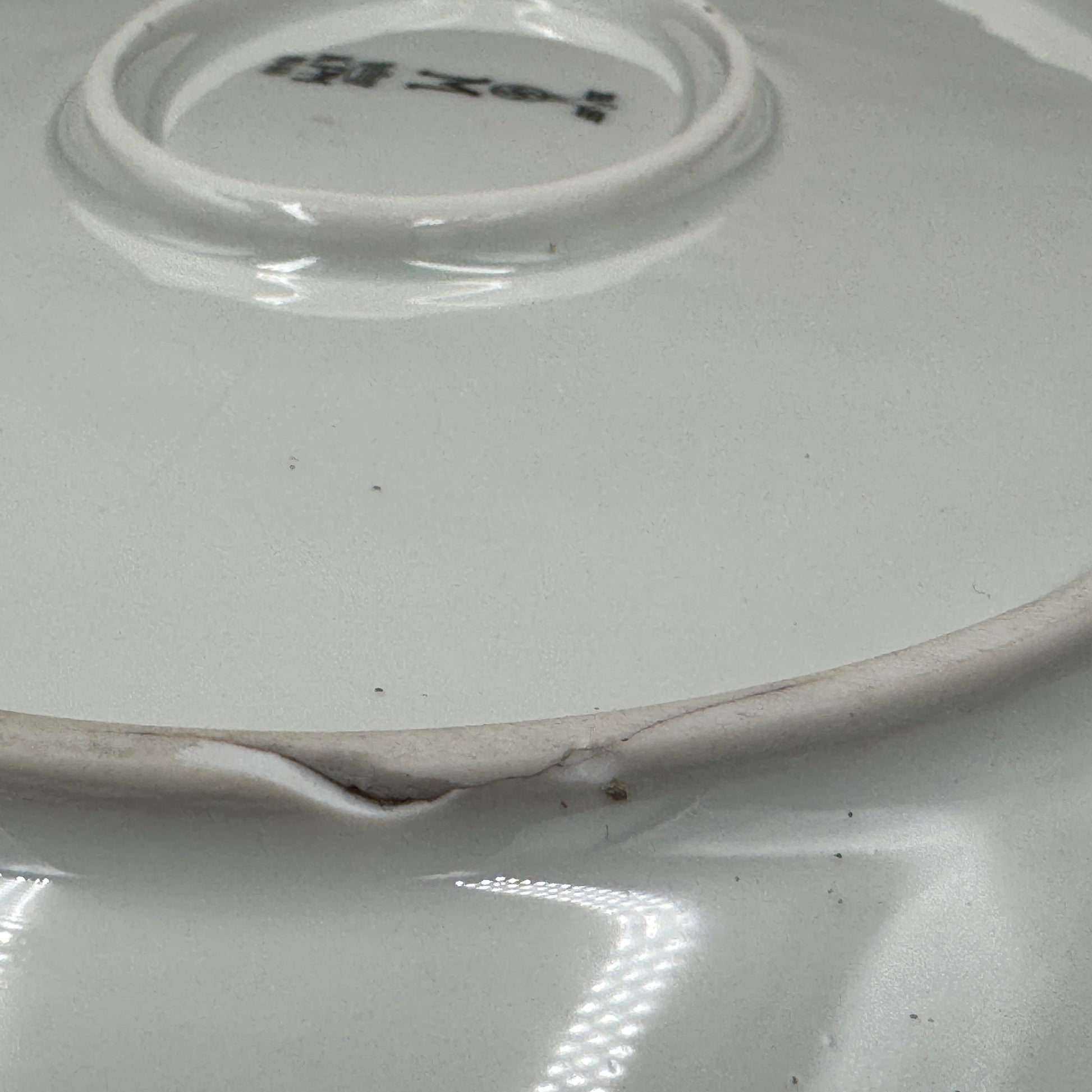 WW2 original artifact – Kriegsmarine Bootsmänner Serving Platter KPM 1940 – interior page