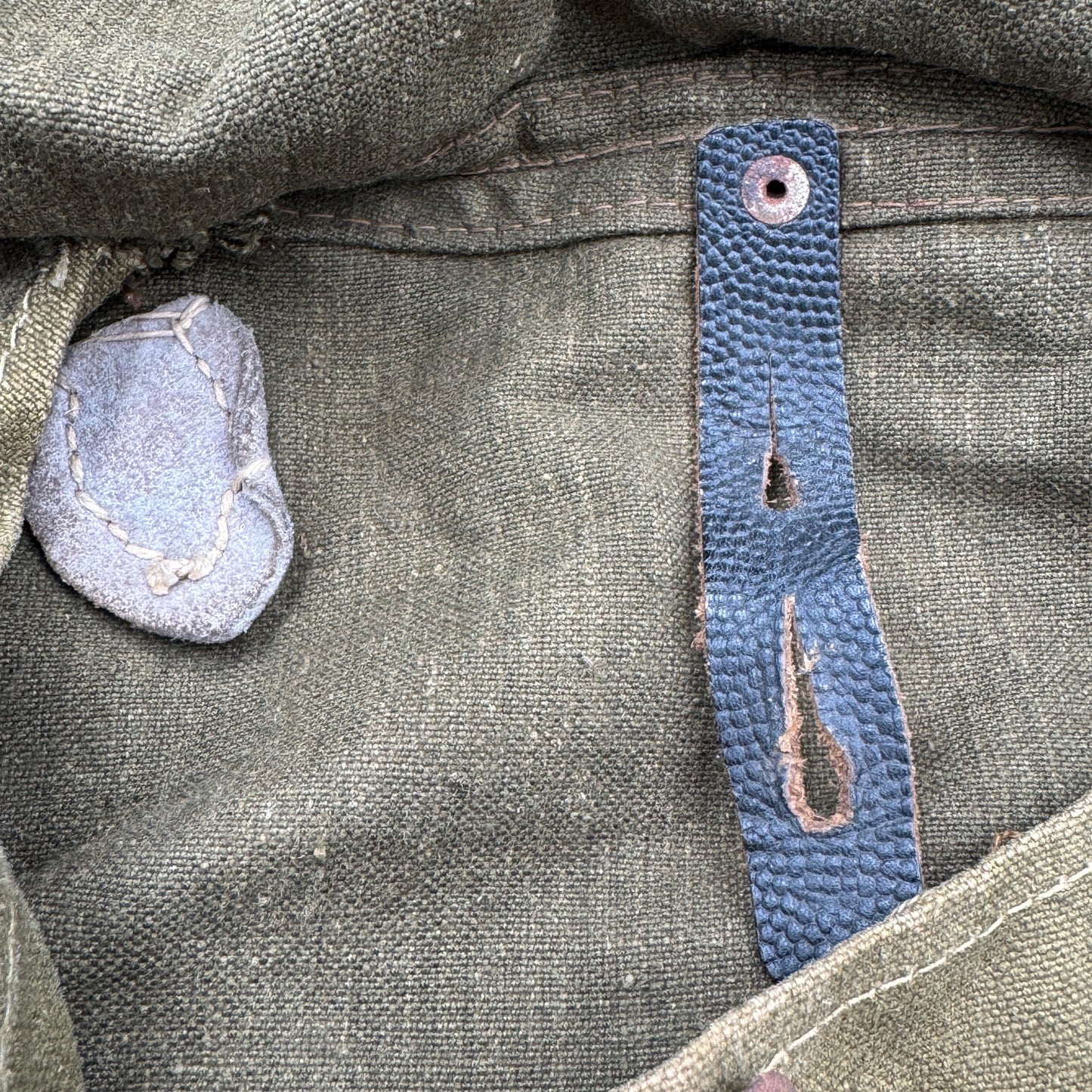 WW2 original artifact – Brotbeutel Modell 1944 – interior page