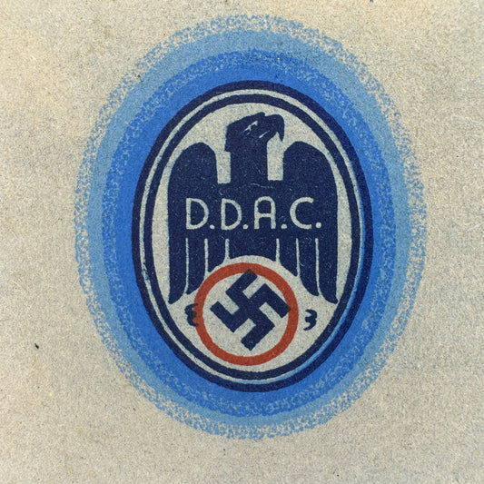 WW2 original artifact – Strassen Zustands Karte DDAC 1937 hardcover – interior detail