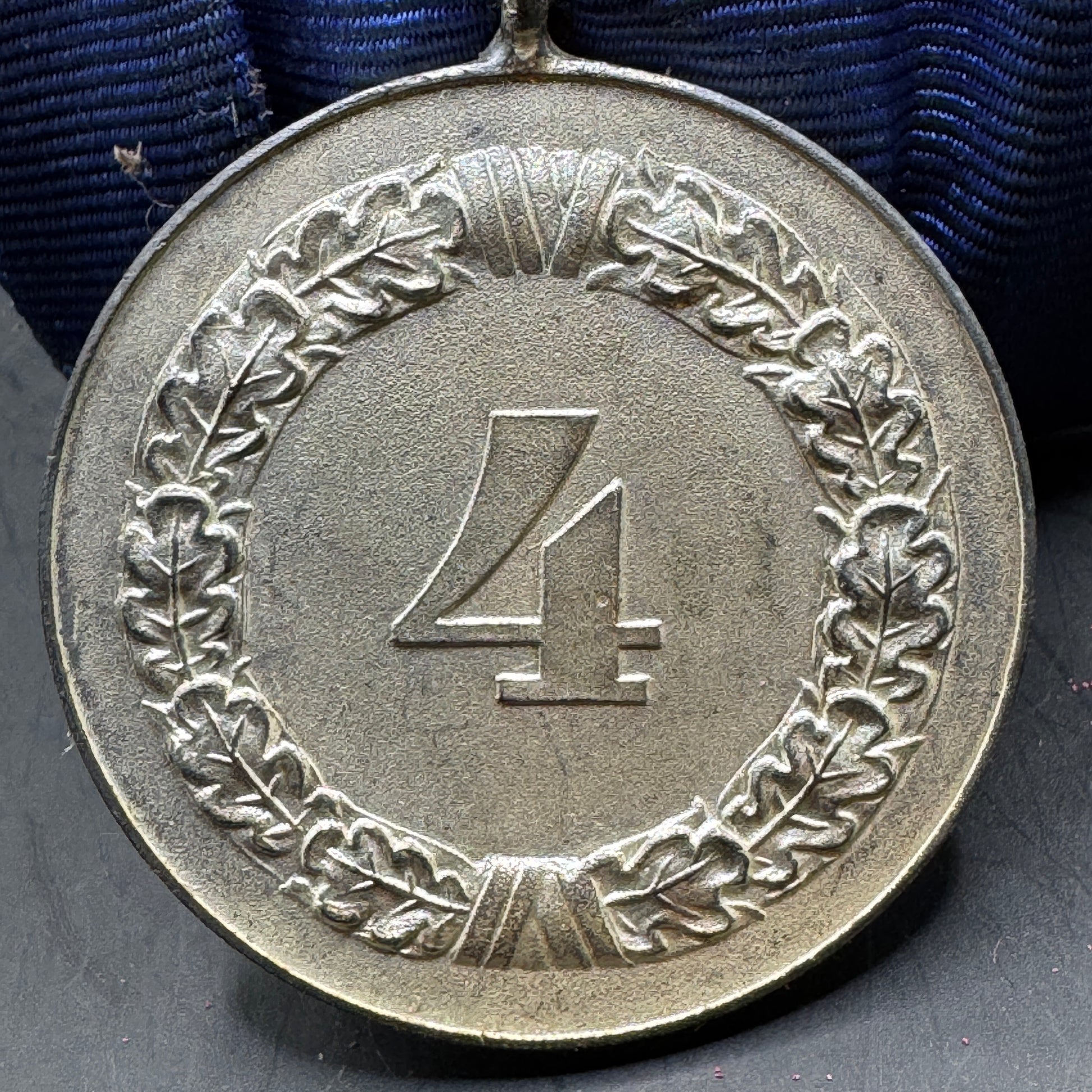 WW2 original artifact – Wehrmacht (Heer) Dienstauszeichnung 4 Jahre Einzelspange – interior title page