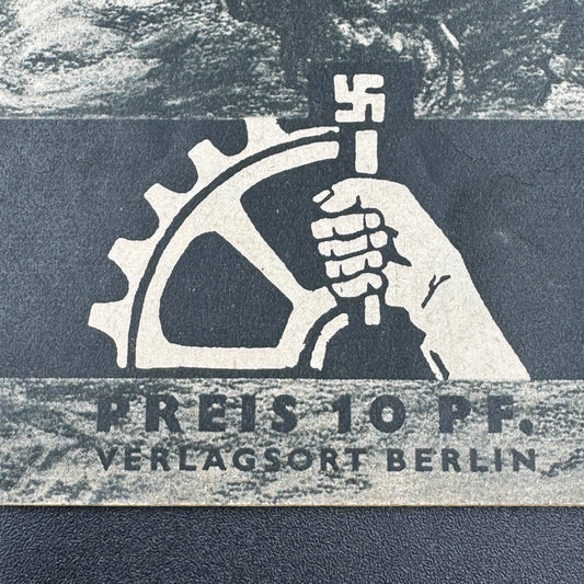 WW2 original artifact – Arbeitertum 1936 – interior detail