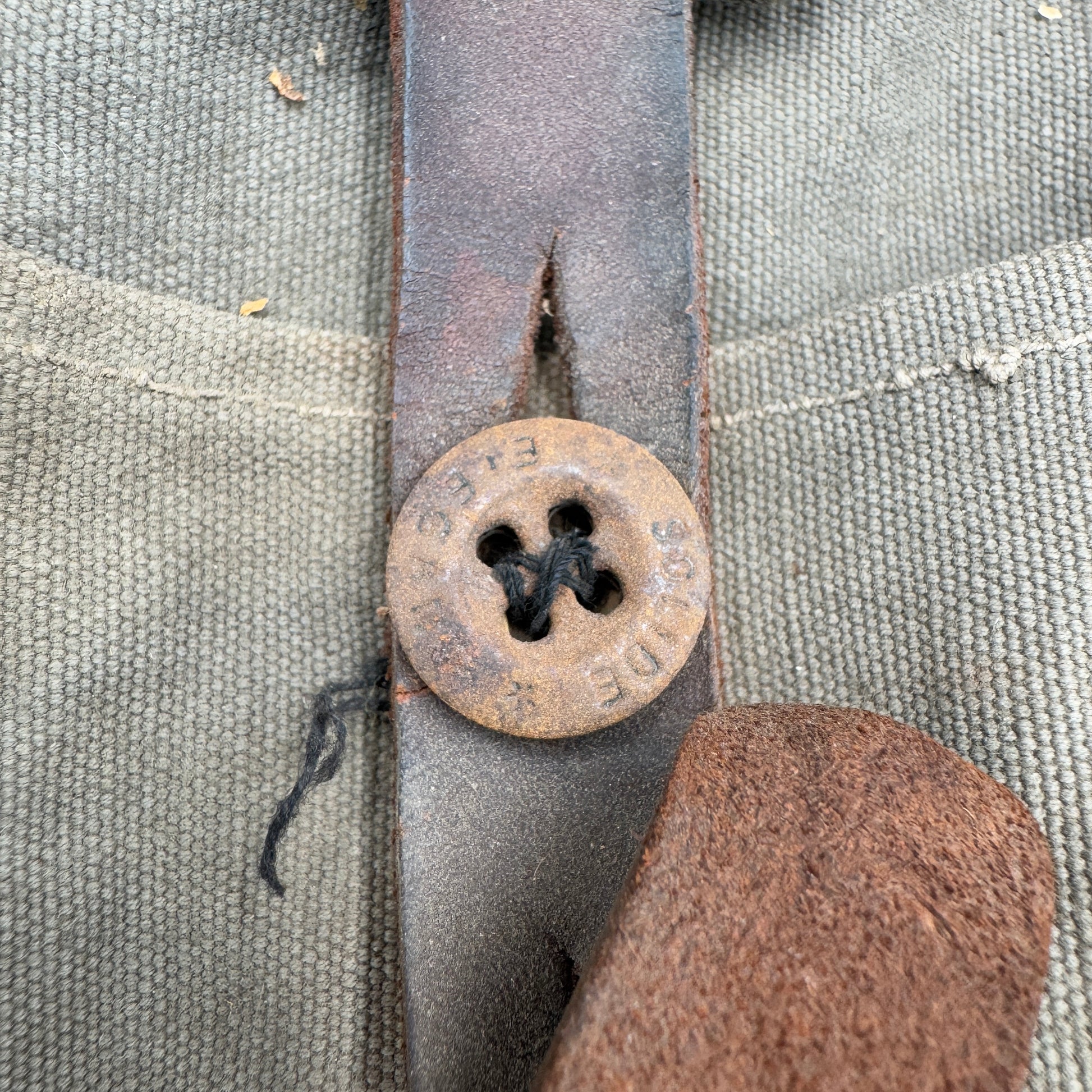 WW2 original artifact – Hitler Jugend Bread bag – interior title page