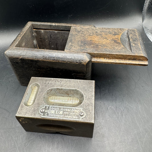 WW2 original artifact – Precision frame spirit level manufactured by C. Stiefelmayer – AxisArtifacts