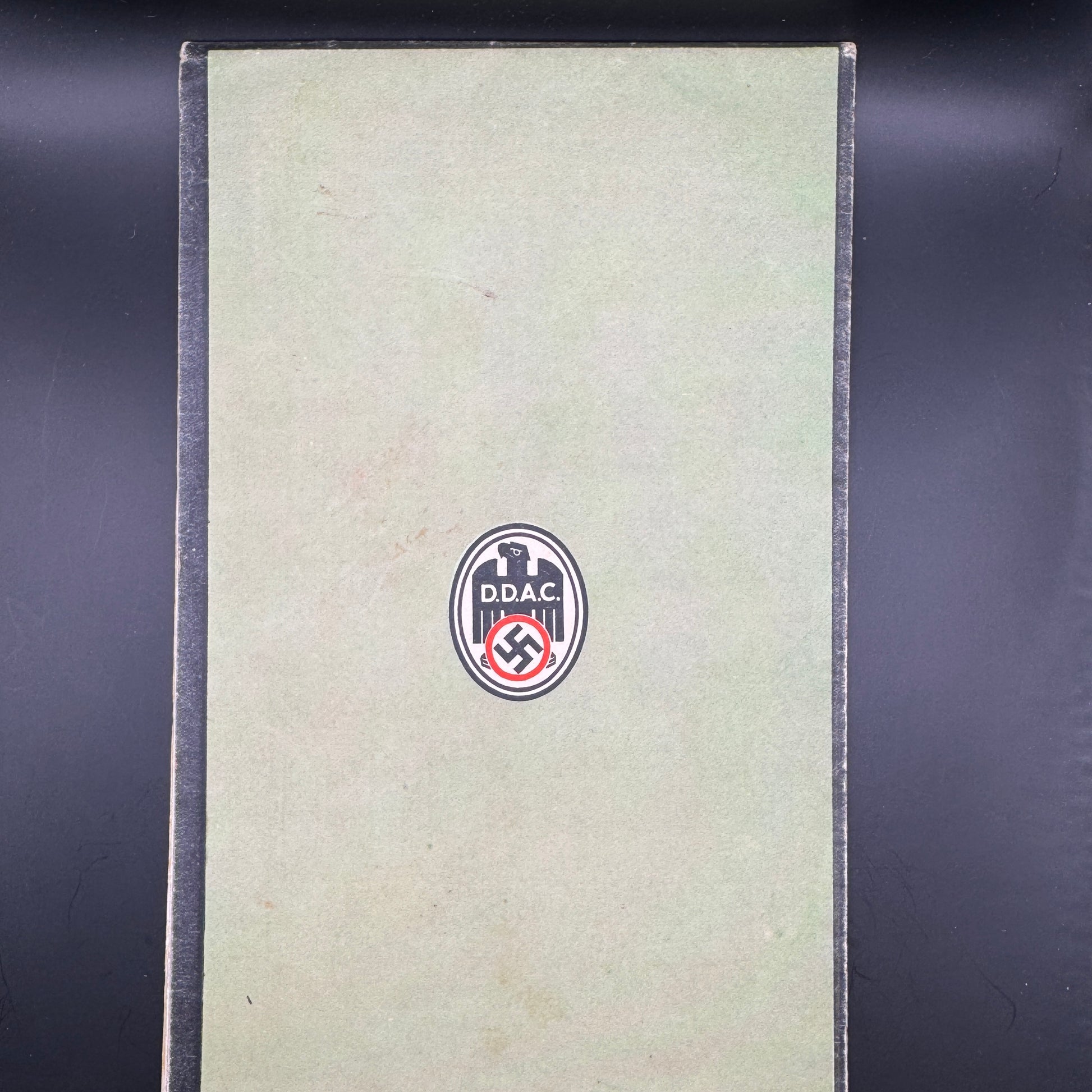 WW2 original artifact – Strassen Zustands Karte DDAC 1939 – interior page