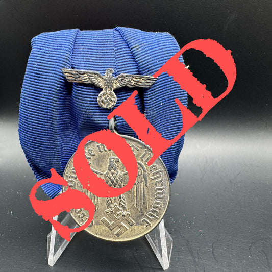 WW2 original artifact – Wehrmacht (Heer) Dienstauszeichnung 4 Jahre Einzelspange – AxisArtifacts