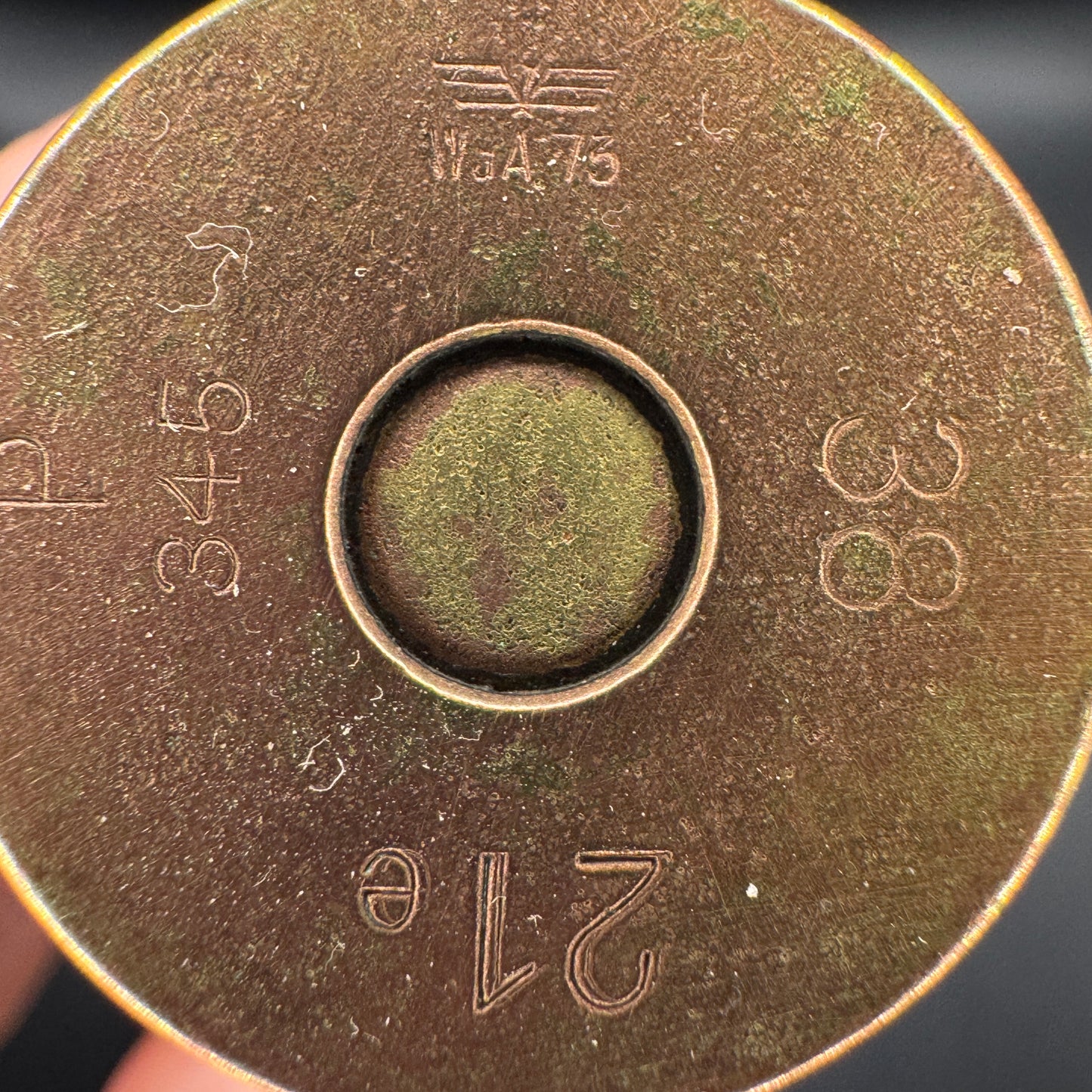 WW2 original artifact – 20mm FLAK Blank Round – 1938 – interior title page