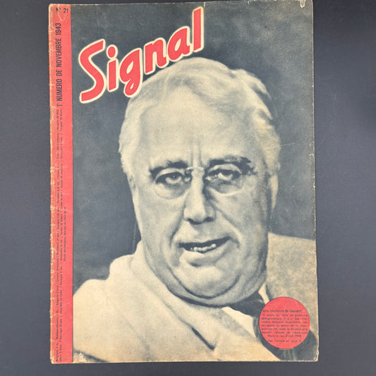 WW2 original artifact – Signal Nov 1943 – AxisArtifacts