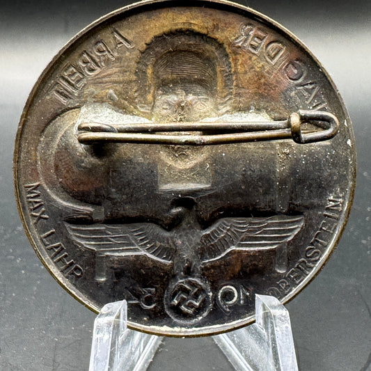 WW2 original artifact – Tag der Arbeit 1934 Max Lahr – interior detail