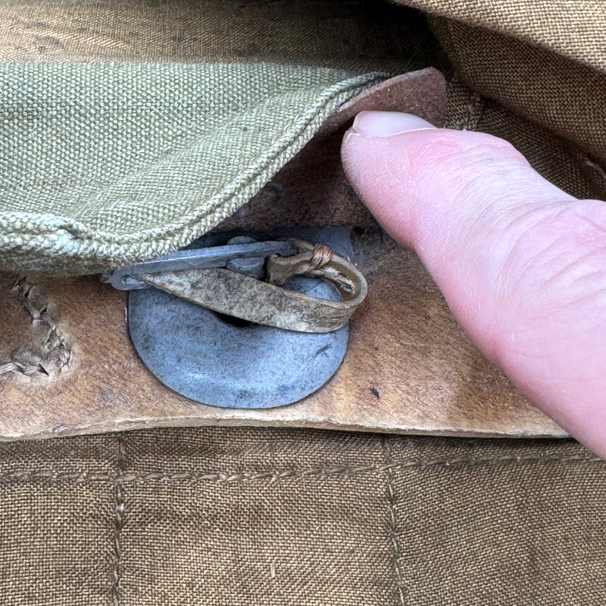 WW2 original artifact – Tornister 'Bautzen' 1940 – interior page