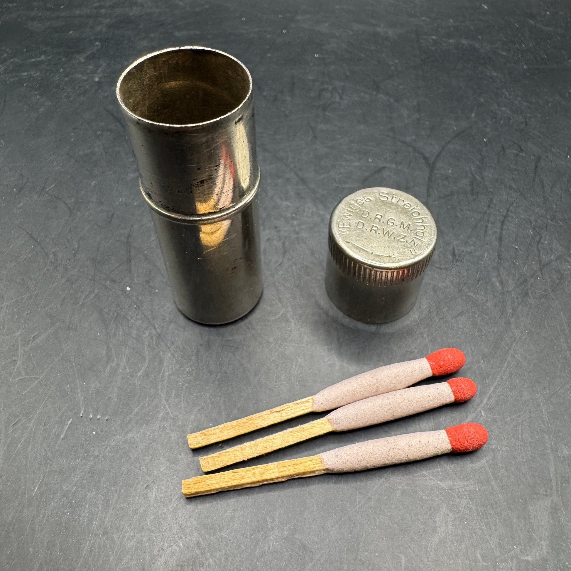 WW2 original artifact – Ewiges Streichholz DRGM – AxisArtifacts